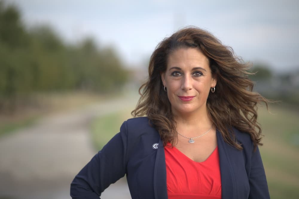 Gina Calanni is a candidate in the 2022 Texas Democratic primary election, running for the Harris County precinct 4 spot. (Courtesy Gina Calanni)
