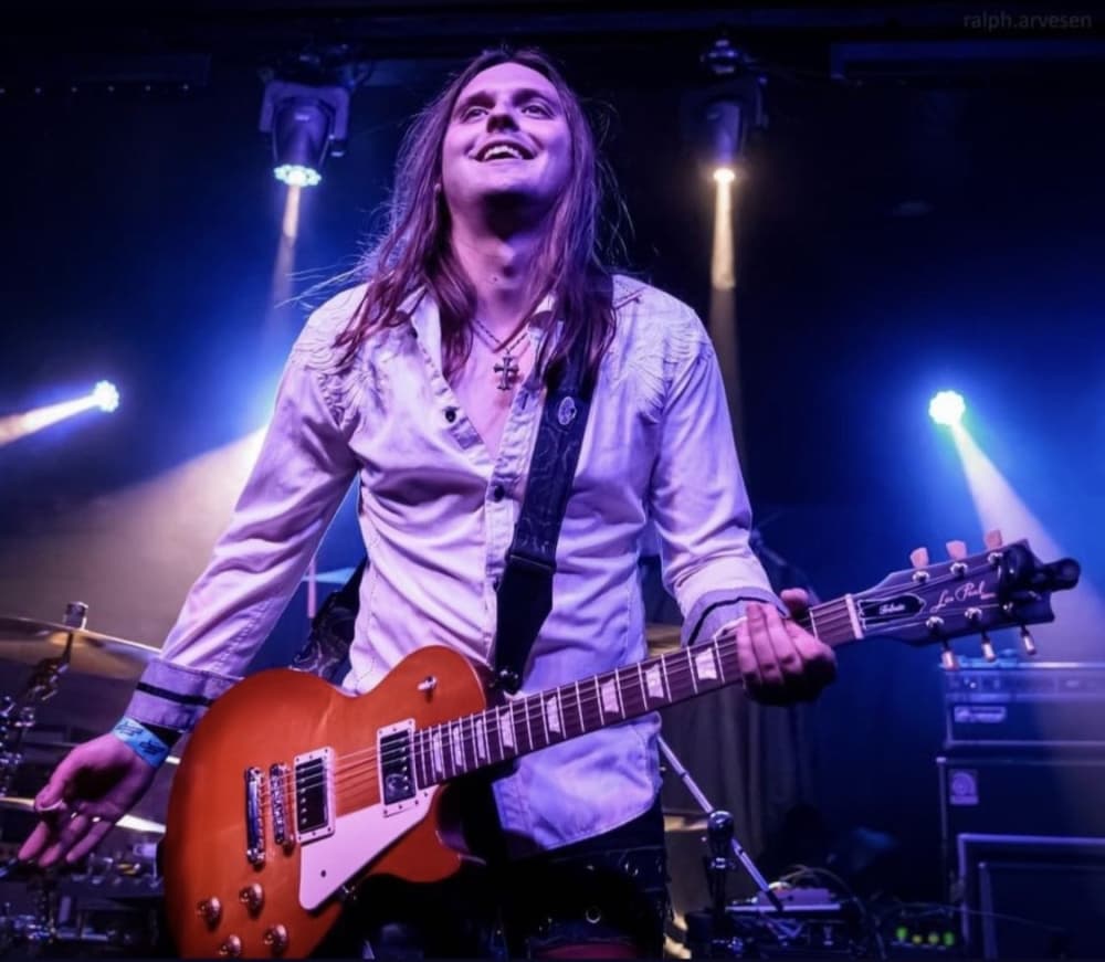 
Christian Shields is a rock ‘n roll musician and tours throughout Texas and beyond with Marshall Benson (lead guitar, vocals); Jake Allard (bass guitar, vocals); and Rom Gov (drums). (Courtesy Christian Shields)