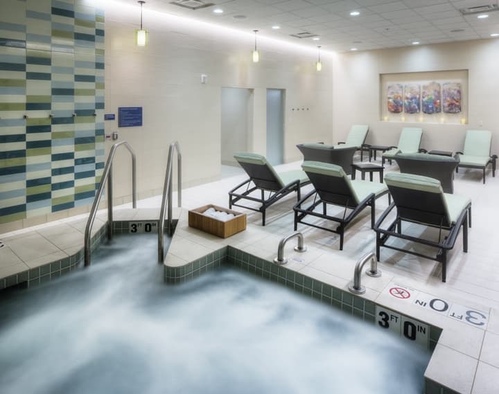 There are a number of amenities that guests can enjoy, such as the pools and a whirlpool lounge. 