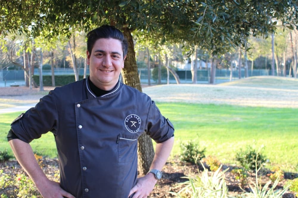 Chef Jonathan Lestingi joined the Back Table Kitchen and Bar in December 2021. (Photos by Ally Bolender/Community Impact Newspaper)