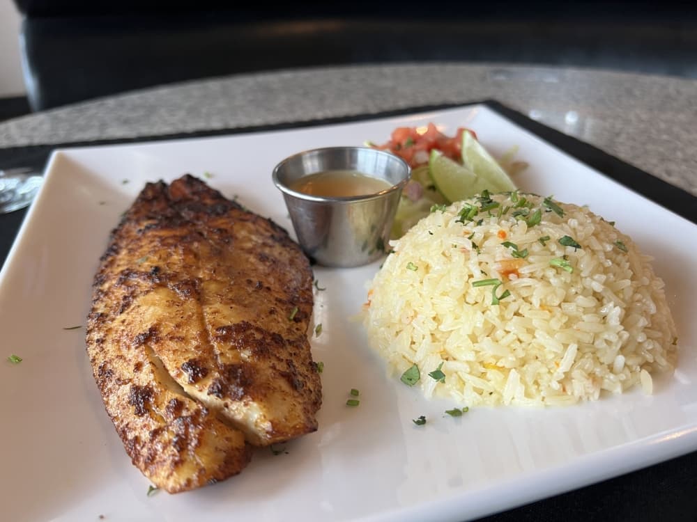 Acapulco a la Talla baked red fish is one of the restaurant’s most popular menu items. ($19) (Grace Dickens/Community Impact Newspaper)