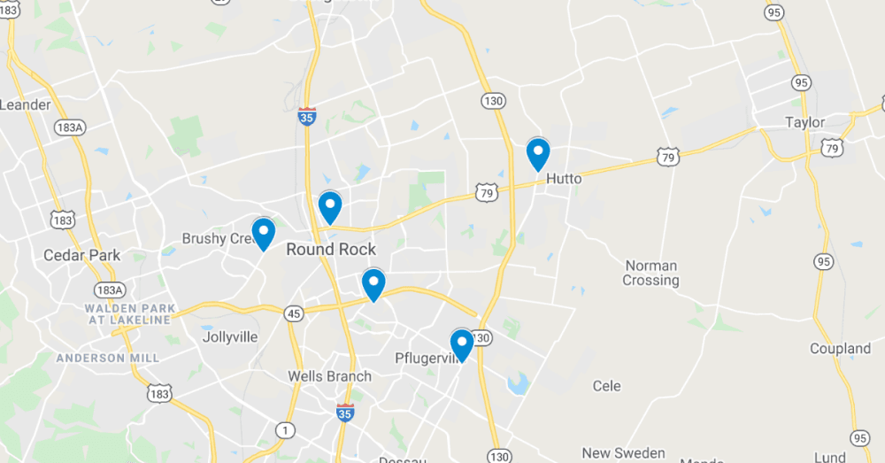 Plans for new $18 million primary school and 4 more commercial projects filed recently in Round Rock, Pflugerville and Hutto