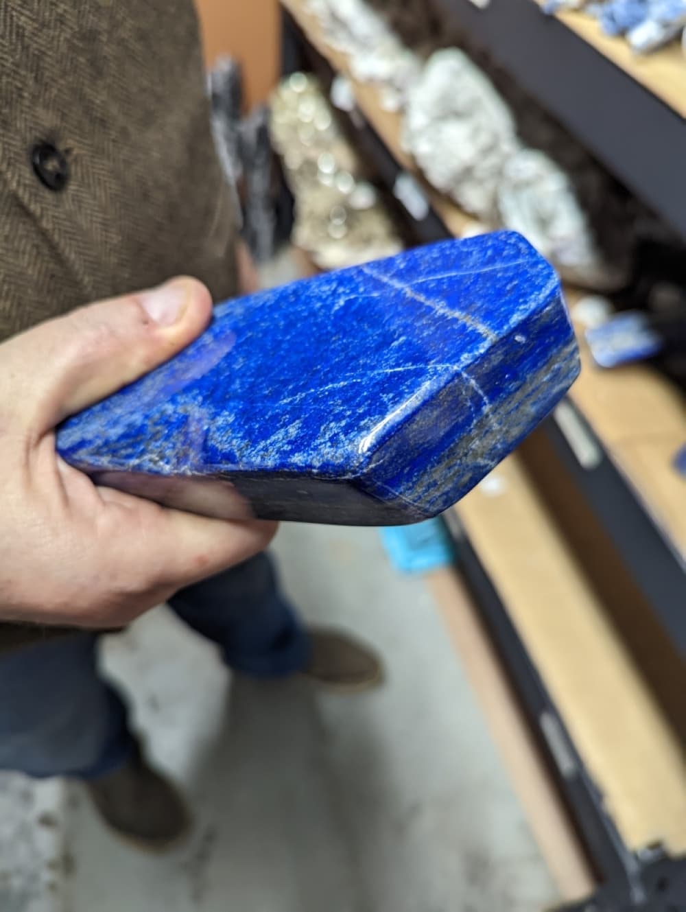 Walser said a U.S. State Department cease and desist order means he can no longer source lapis lazuli from Afghanistan. (Jishnu Nair/Community Impact Newspaper)