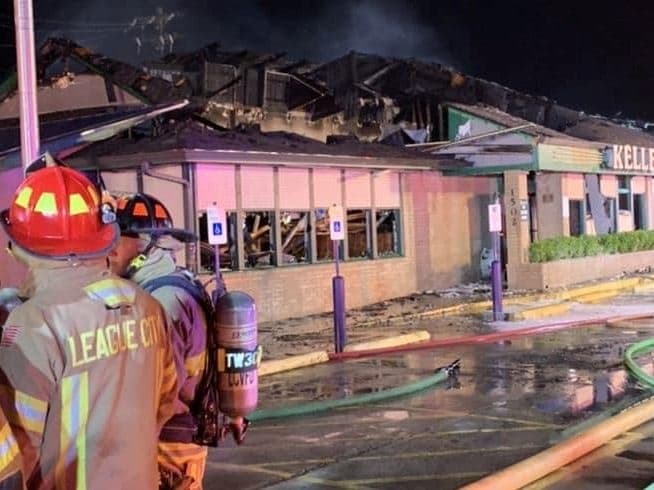 League City Kelley's completely destroyed by fire