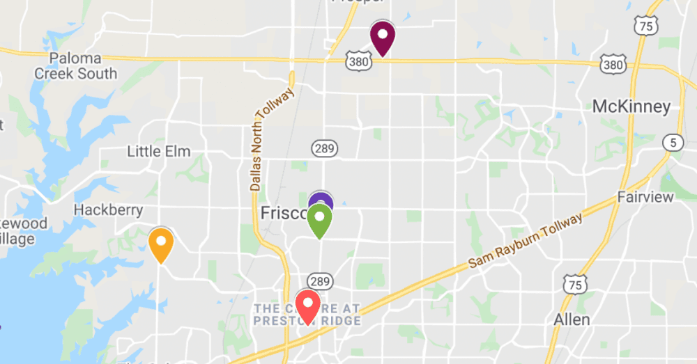 New construction for Shine On Dental plus more upcoming commercial developments in Frisco