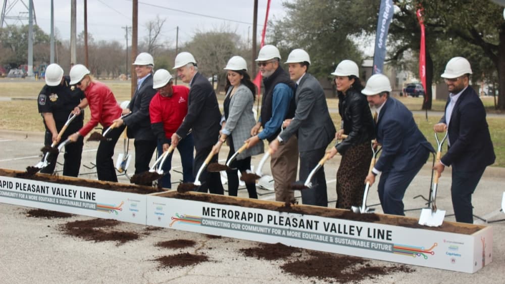 Project Connect celebrates groundbreaking for new East Austin MetroRapid bus line