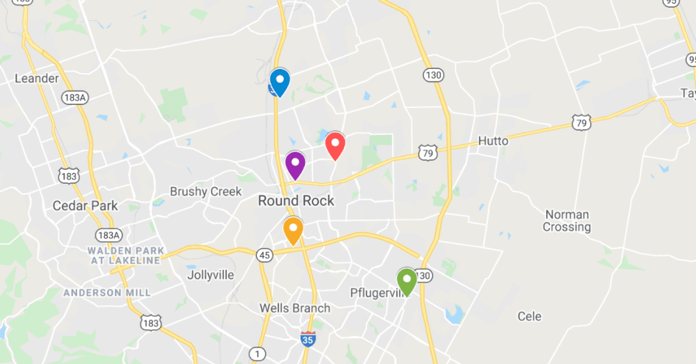 5 latest commercial projects filed in Round Rock and Pflugerville, including new office space