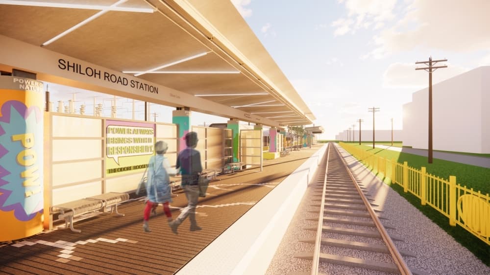 The Shiloh Road Station.