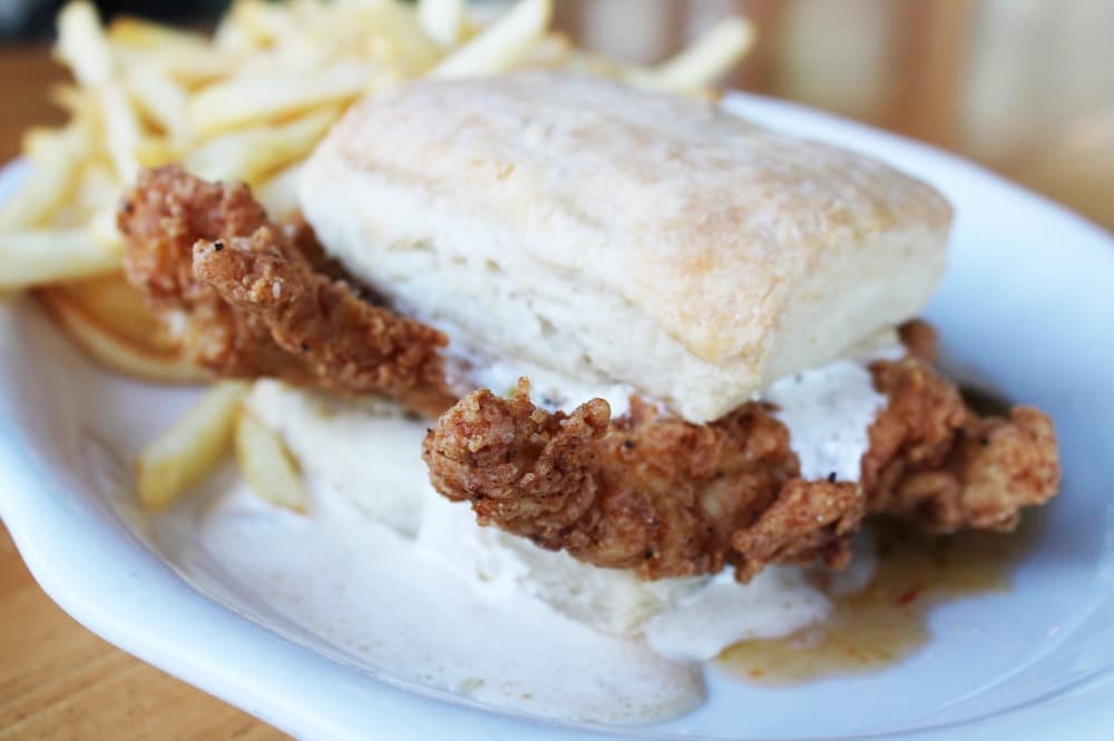 Whiskey Britches sandwich.