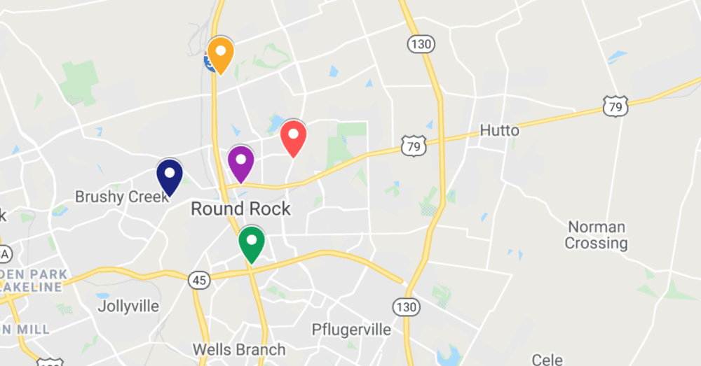 5 latest commercial projects filed in Round Rock, including renovations to Wyoming Springs Medical Center and T-Mobile store
