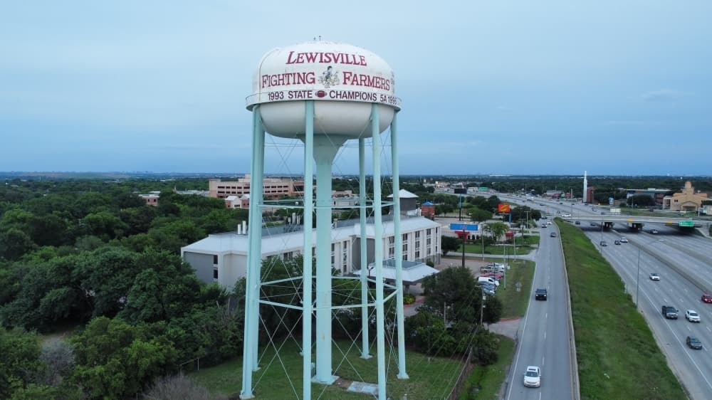 Lewisville City Council approves funds for water tower demolition