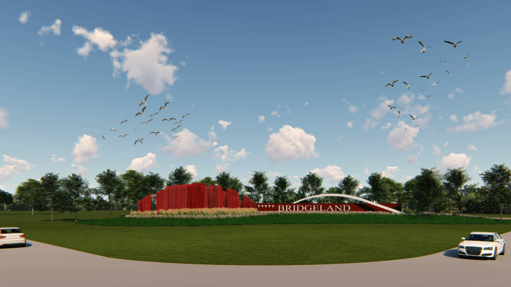 Bridgeland breaks ground on new art installation in Prairieland Village in Cypress