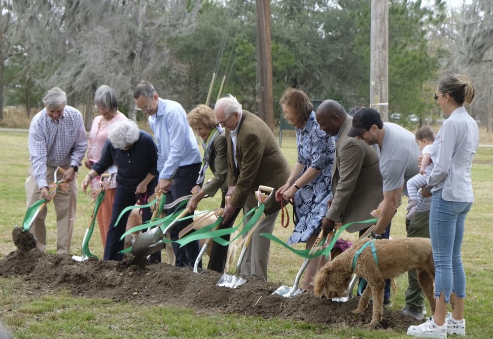 Groundbreaking ceremony marks the start of development on new dog park at Hermann Park
