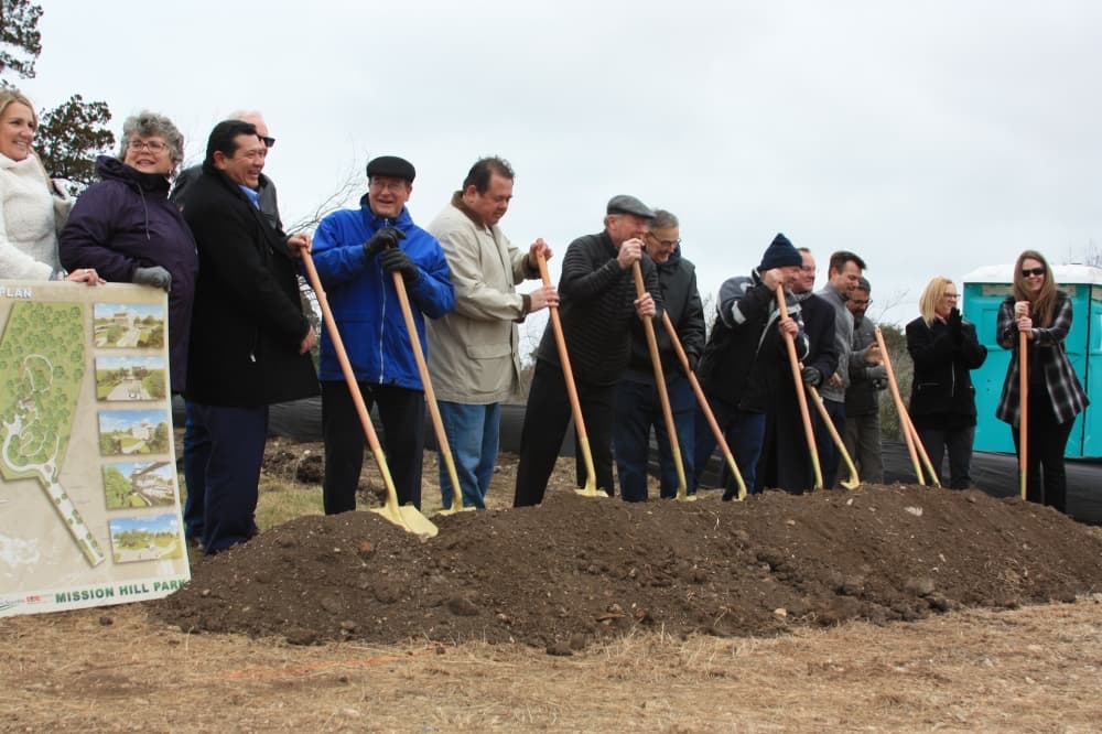 New Braunfels officials break ground on first phase of Mission Hill Park project