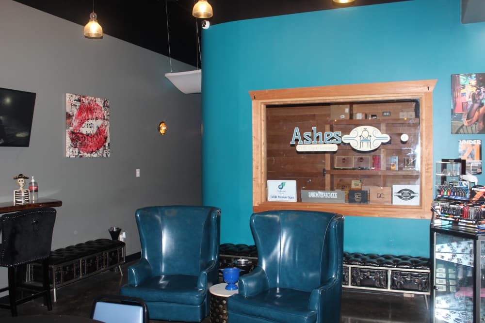 Ashes, the Cigar Lounge interior 