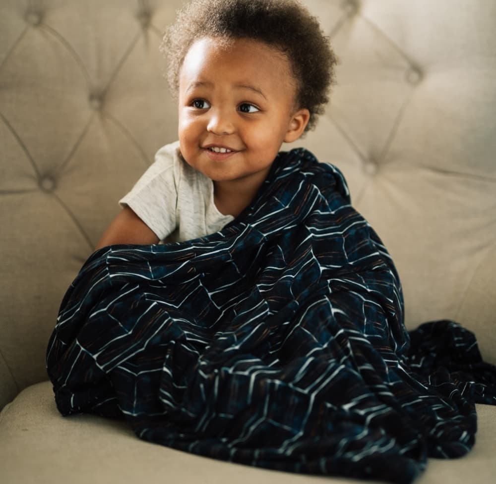 The business offers a variety of blankets and other goods, including licensed designs. (Courtesy Babette Bevan/Milk Snob)
