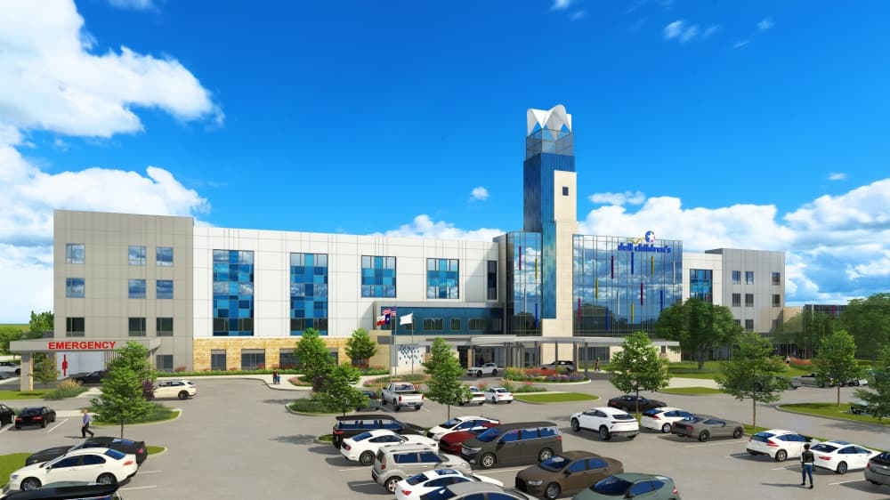 Dell Children’s Medical Center North, which broke ground in May 2021, will be a 187,000-square-foot pediatric hospital with 36 beds, trauma services, two operating rooms, endoscopy rooms, procedure rooms, sleep labs and additional space for growth. (Courtesy Dell Children's Medical Center)