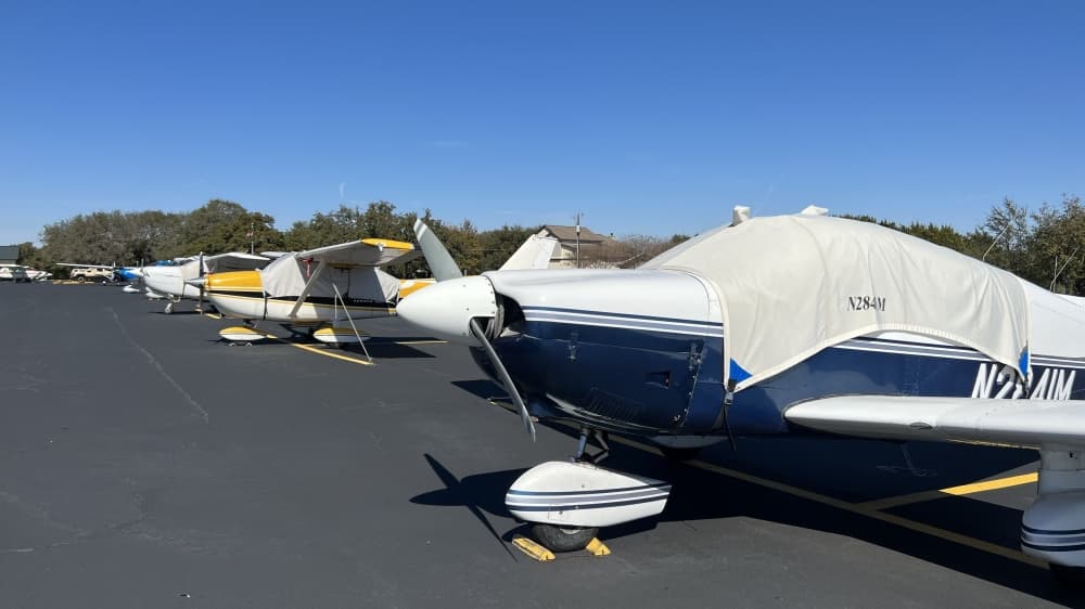 Members of the airpark include homeowners at the airpark, aircraft owners in Lakeway and boosters. (Grace Dickens/Community Impact Newspaper)