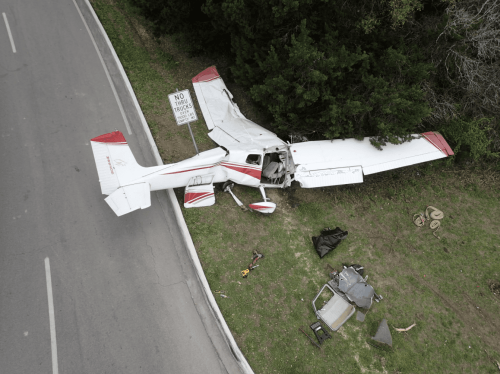 The fatal crash in 2019 occurred 930 feet from the airpark while a student pilot was receiving primary instruction on crosswind takeoffs and landings, according to a report from the National Transportation Safety Board. (Screenshot Courtesy National Transportation Safety Board)