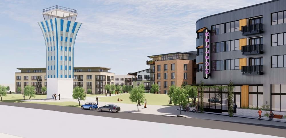 Developers break ground on multifamily buildings near Mueller control tower