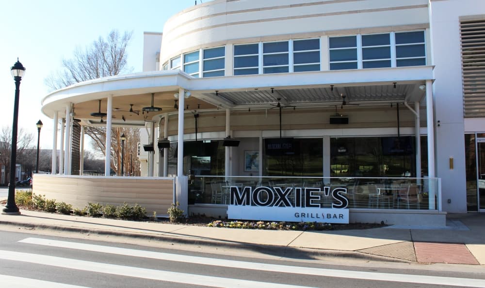 Moxies, which is located on Main Street, receives a lot of foot traffic from Southlake Town Square. (Karen Chaney/Community Impact Newspaper)