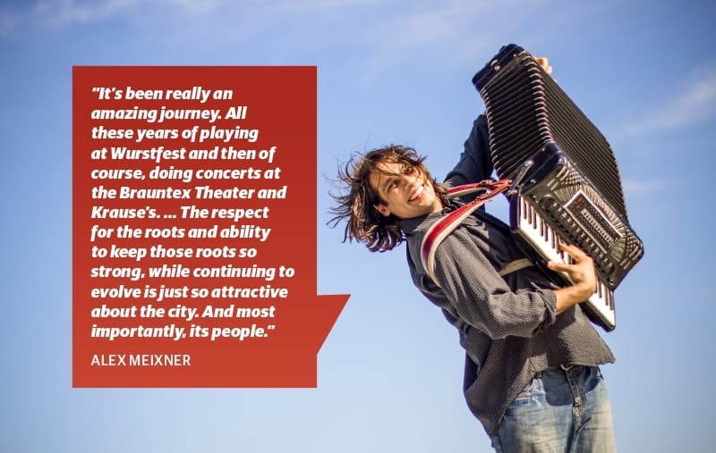 Acclaimed bandleader, musician, educator and ambassador of polka music Alex Meixner finds a new home in New Braunfels