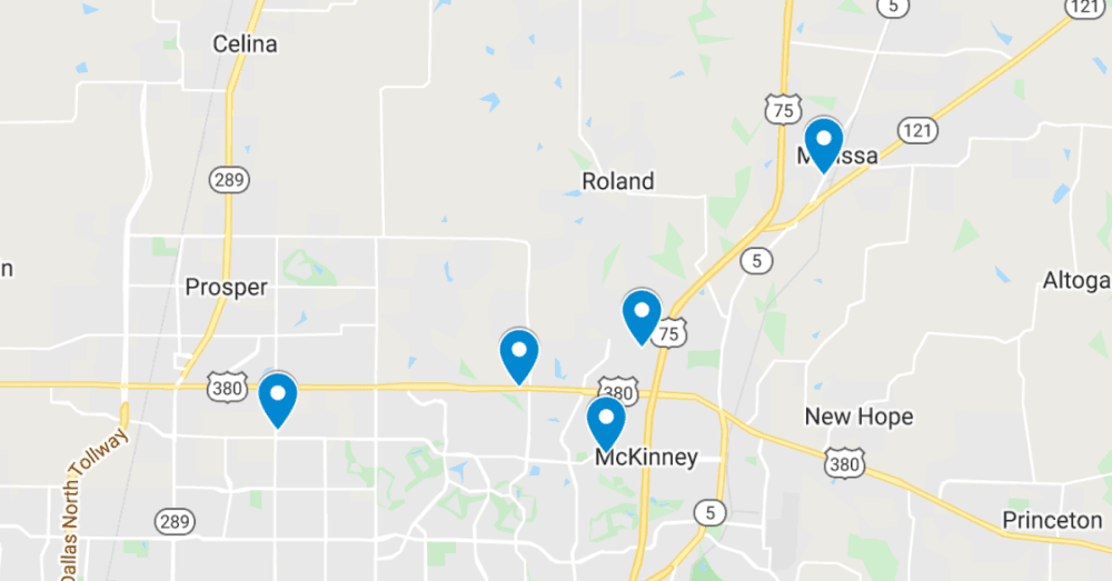 New construction for leasing and maintenance offices at Mill Stream Apartments, plus more upcoming projects in McKinney