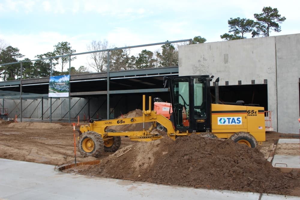 The Memorial Hermann Primary Care Clinic is anticipated to be completed by the end of this year. (Andrew Christman/Community Impact Newspaper)