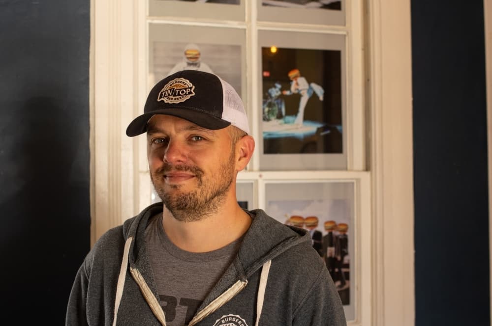 Evan Styles is one of the four owners of Tin Top Burgers & Beer, which opened in 2018.