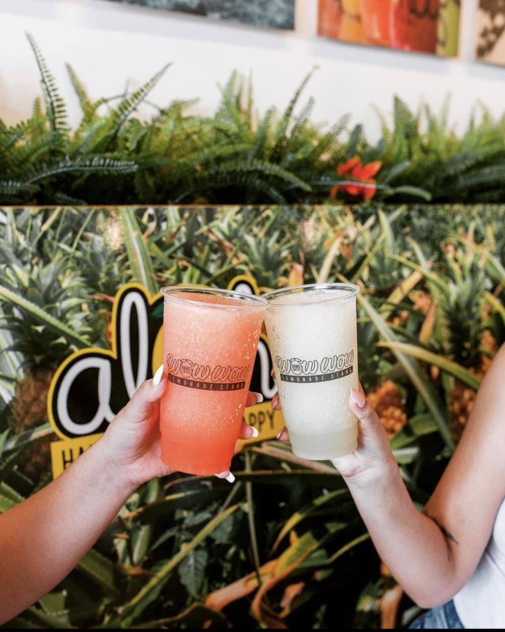 Wow Wow's fresh pressed lemonades are handcrafted and sweetened with organic cane sugar or monkfruit, a sugar-free option. (Courtesy Wow Wow Hawaiian Lemonade)