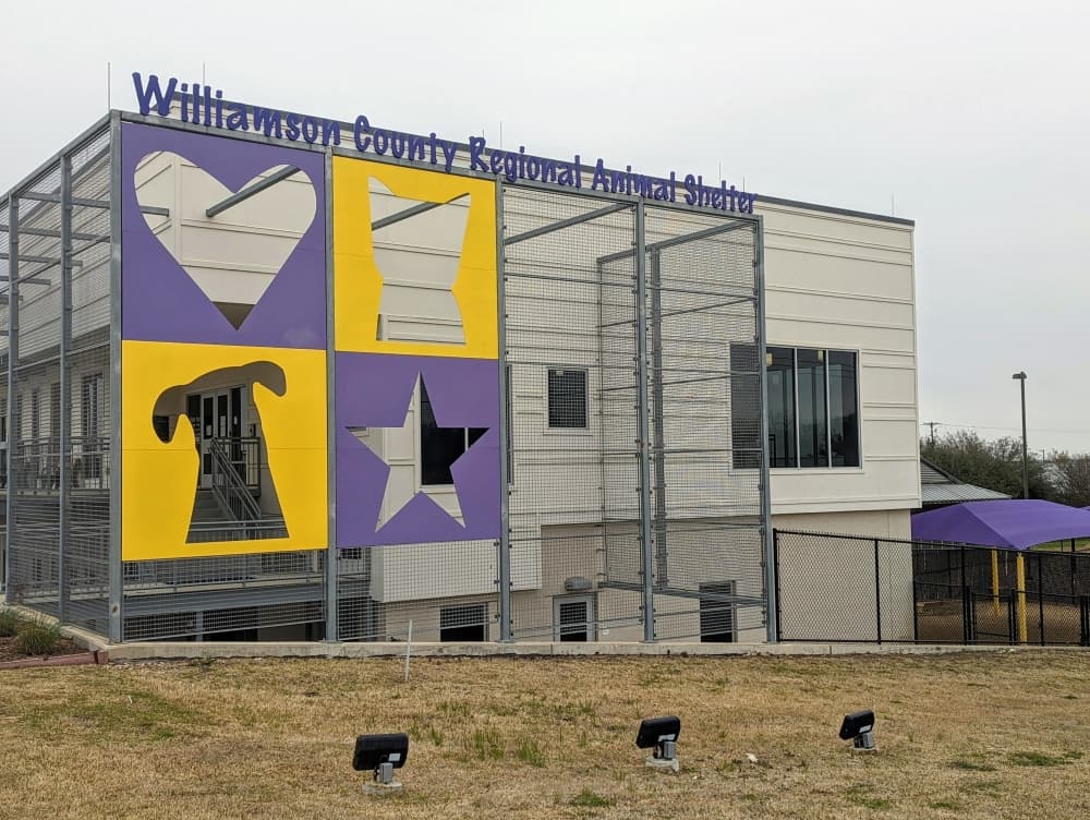 The Williamson County Regional Animal Shelter is located in Georgetown and serves the entire county. (Courtesy Williamson County Regional Animal Shelter)