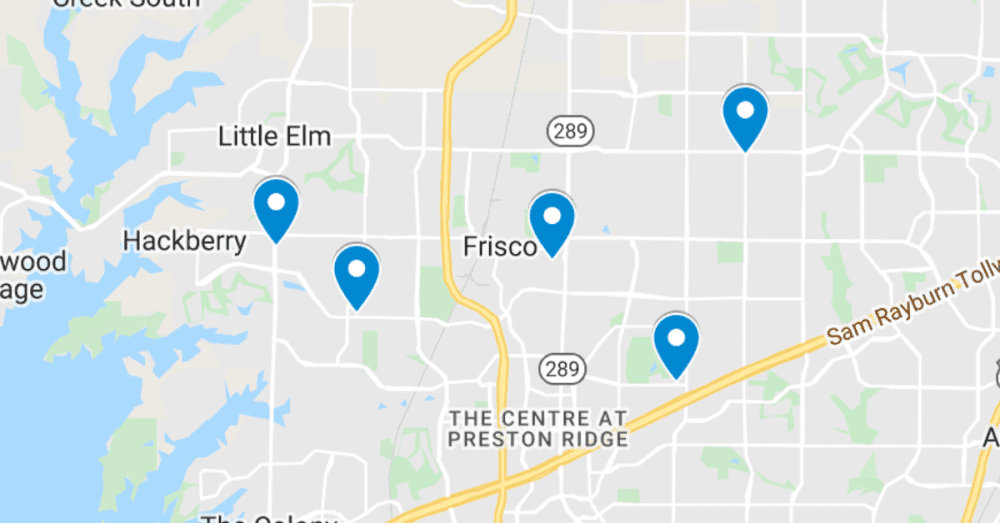 New construction for a psychiatric clinic at Centennial Professional Offices on Lebanon Road, plus more upcoming developments in Frisco