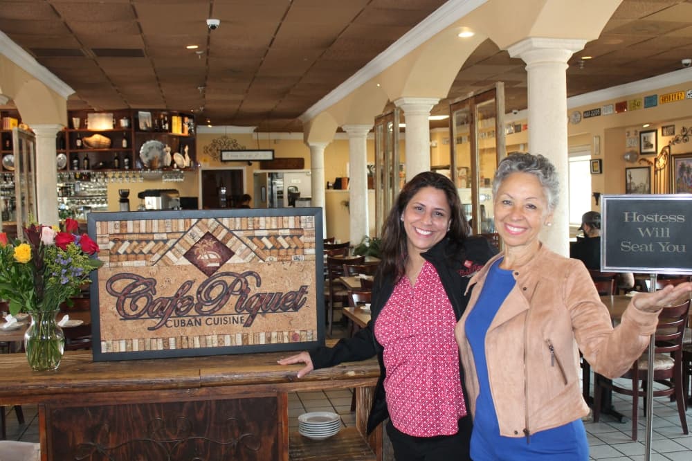 
Cristina Benitez (left) co-owns the restaurant with her mother, Nelly Piquet.