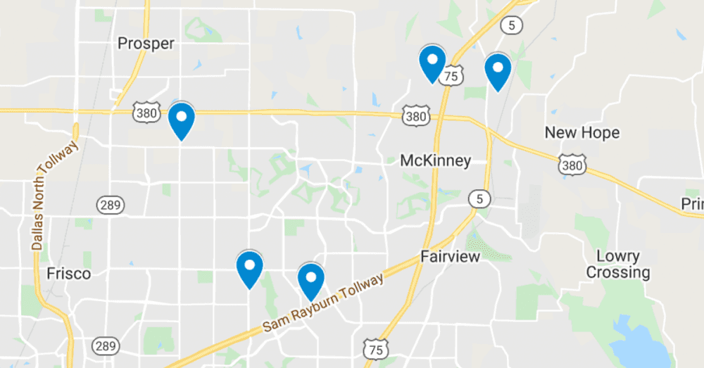 Renovations to Binnerri North Campus on Tour Drive, plus 4 additional commercial projects in McKinney