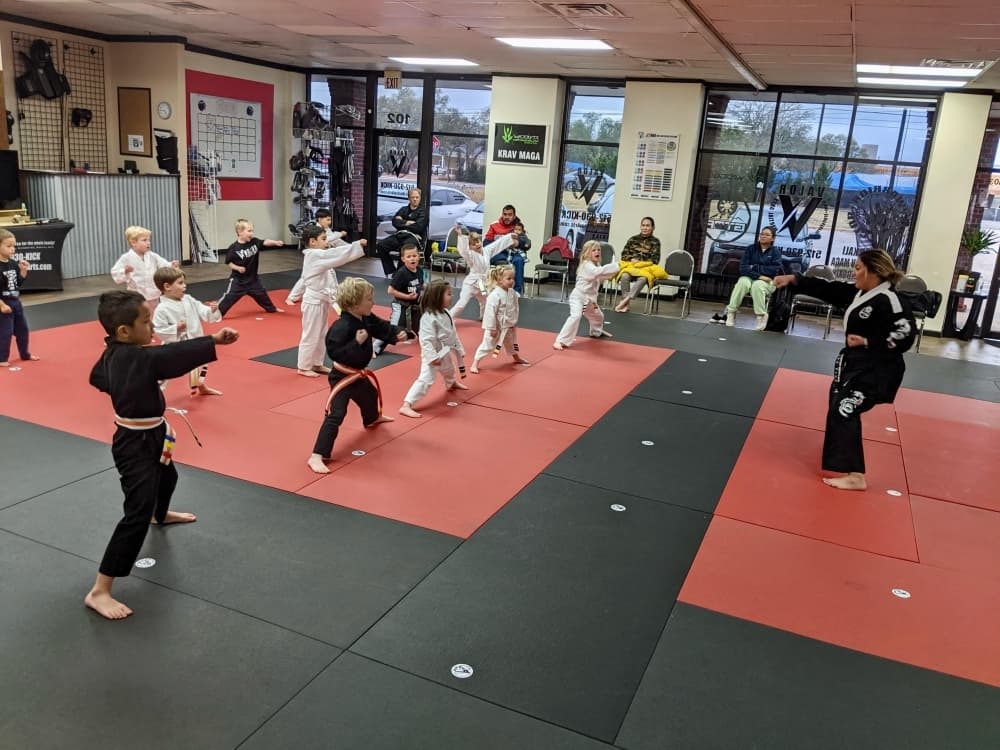 Alexa Bertling teaches the Shadow Moogis class with two to 6-year-olds. (Courtesy Valor Martial Arts)
