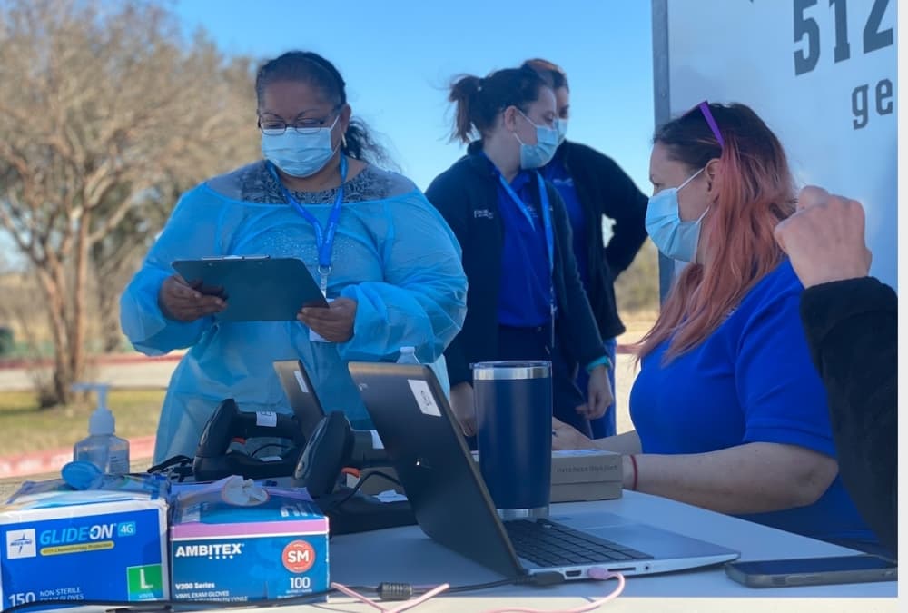 COVID-19 testing site at Heritage Park in Pflugerville to end services