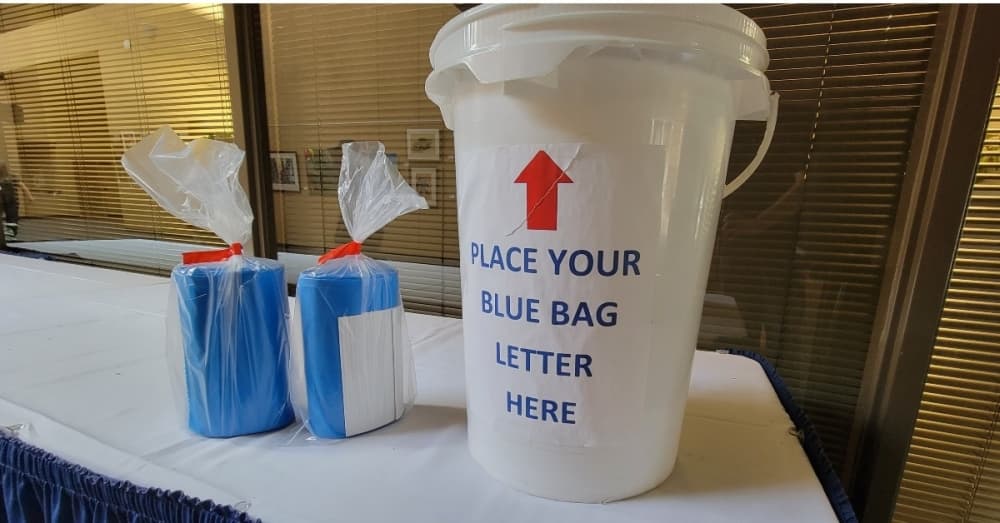 Richardson Blue Bag Letters go out this week