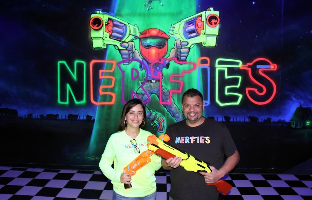 Nerfies owners Misho and Heba Elsayed.