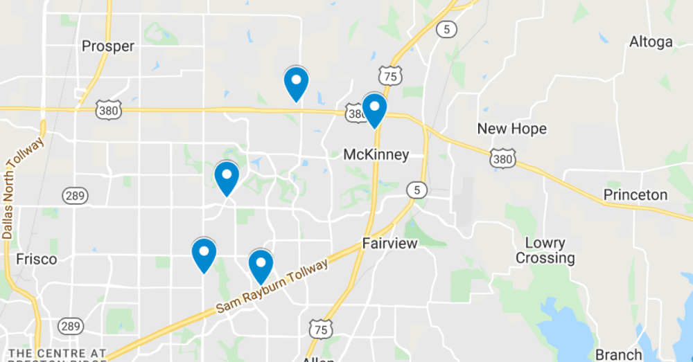 Upcoming project for renovations to Amyx Day Spa, plus more commercial developments in McKinney