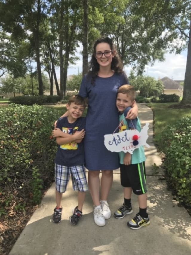 Adel Kuchyk lived in Cypress with the Vitovsky family and attended Bridgeland High School during the 2017-18 school year. (Courtesy Melanie Vitovsky)