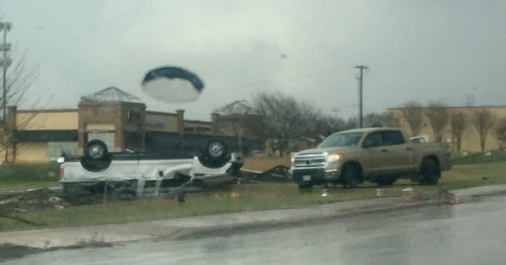 The National Weather Service issued a tornado warning for southeastern Williamson County and northeastern Travis County through 6:45 p.m. on March 21. (Courtesy Lauren Brown)