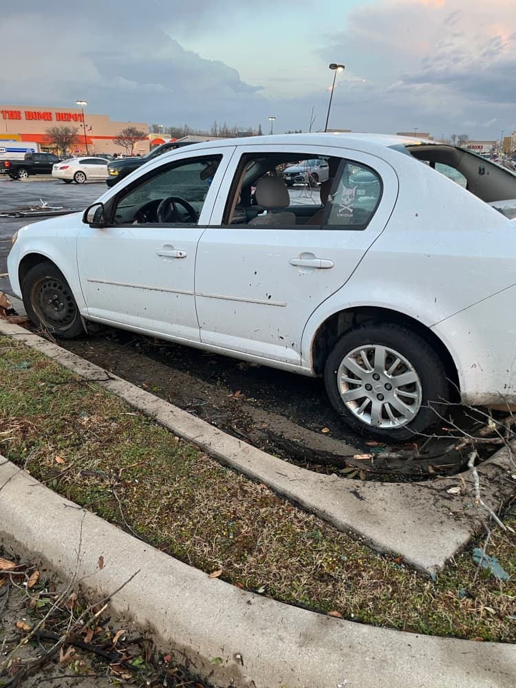 Vehicular damage in Round Rock (Haley Grace/Community Impact Newspaper)
