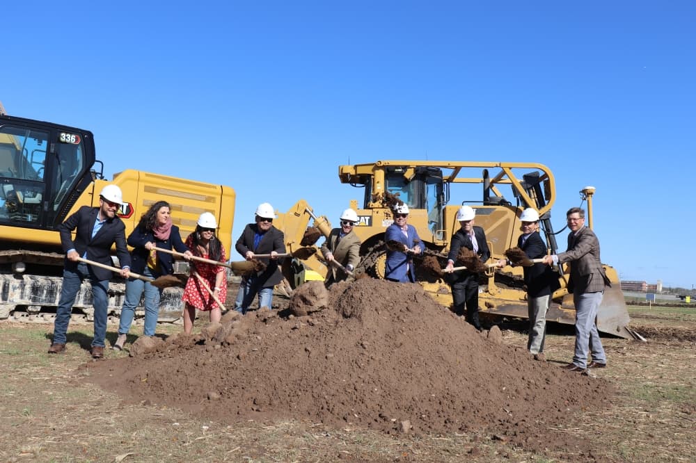 City of Kyle, Central Southwest Texas Development leadership break ground on Kyle Crossing Phase 2