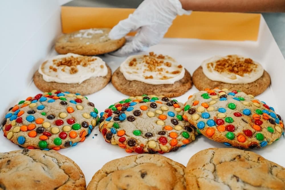 Cookie Co. Georgetown specializes in gourmet cookies, including the M&M Explosion. (Courtesy Cookie Co. Georgetown)