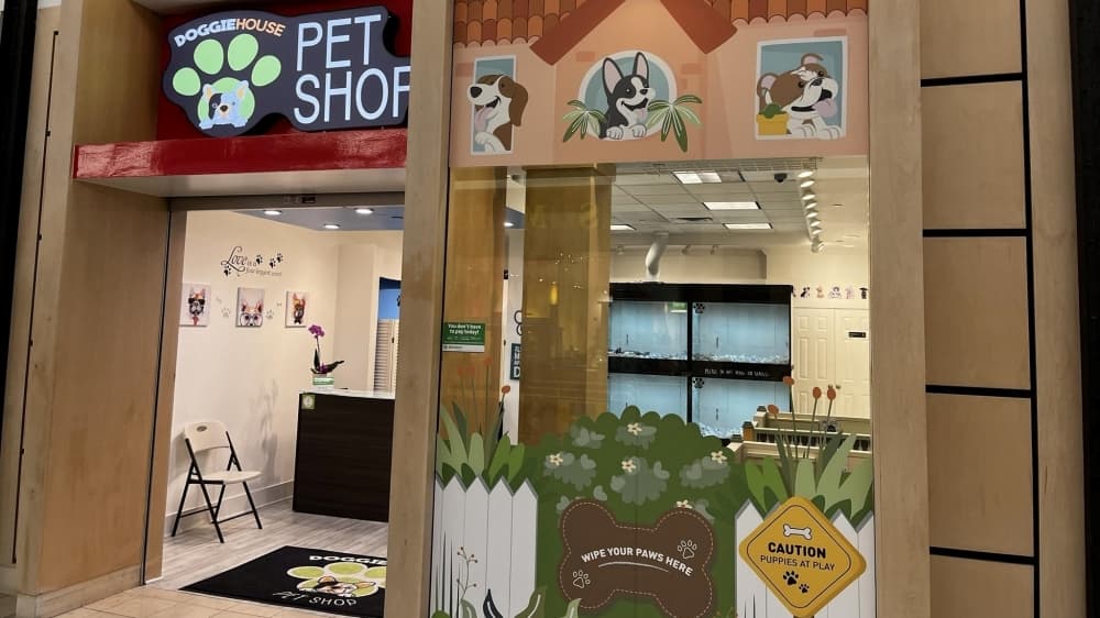 Doggie House Pet Shop now open at The Shops at Willow Bend in Plano