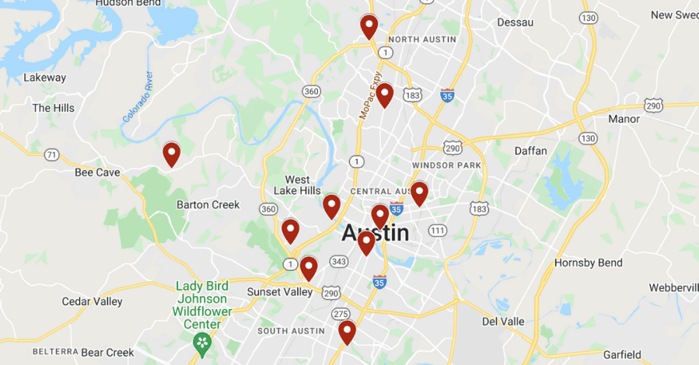 10 latest commercial projects filed in Travis County for new construction, renovation