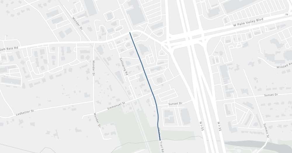 Part of Chisholm Trail Road to undergo complete reconstruction