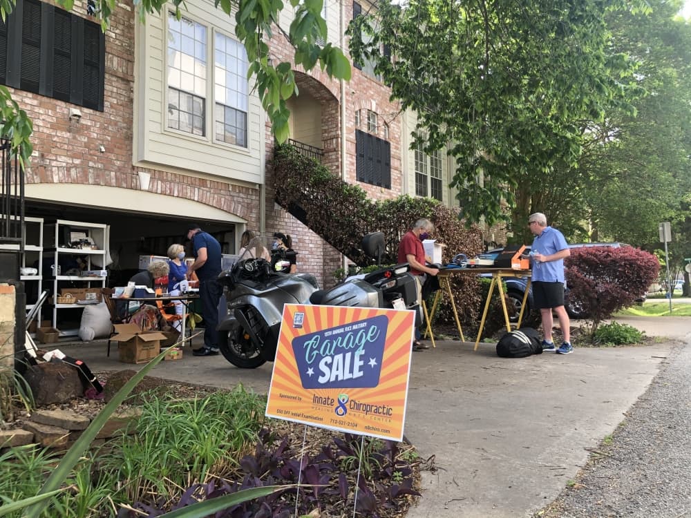 In 2020, the garage sale was canceled due to COVID-19, but it returned in 2021. (Courtesy Stacie Fairchild)