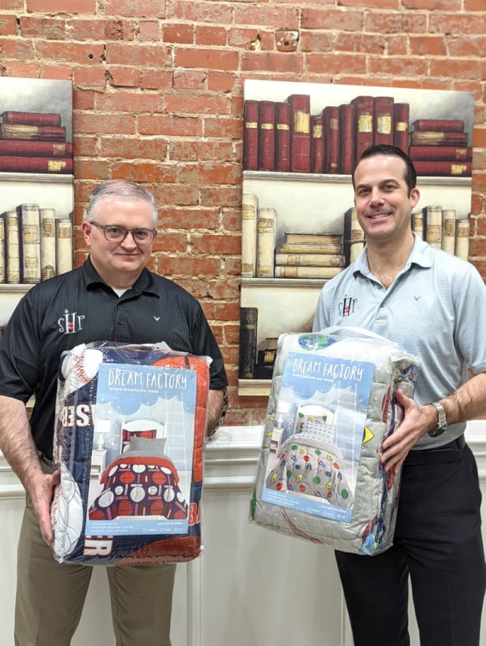 Co-Presidents Mike Fortner (left) and Will Warren launched the Montgomery County chapter in 2021. (Jishnu Nair/Community Impact Newspaper)