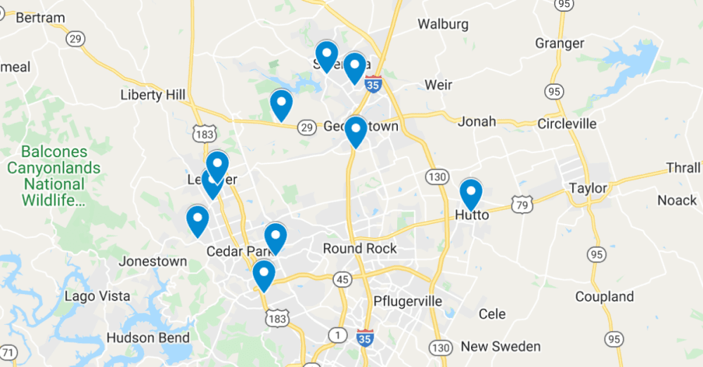 10 latest commercial projects filed in Williamson County for new construction, renovation